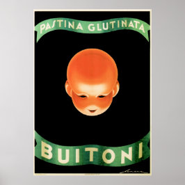 BUITONI PASTINA GLUTINATA Pasta  Italiaans Poster