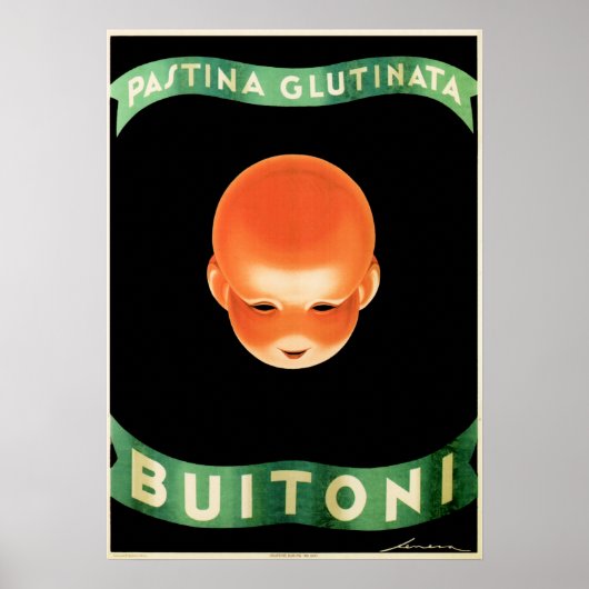 BUITONI PASTINA GLUTINATA Pasta  Italiaans Poster (Voorkant)