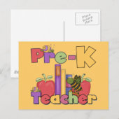 Buizen en appels voor de leerkracht briefkaart (Voorkant / Achterkant)