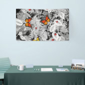 Buizen en bladeren spandoek (Beurs)