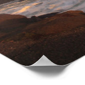 Buizen vuurtoren Regenboog na Storm Poster (Hoek)