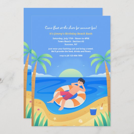 Buizenlangen Kaart (Voorkant / Achterkant)