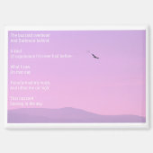 Buizerd stijgende kaart magneet (Voorkant)