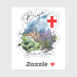 Buje Croatia Sticker