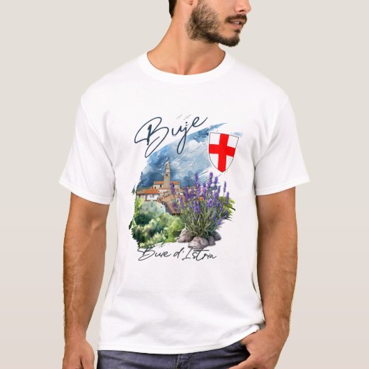 Buje Croatia T-shirt (Voorkant)