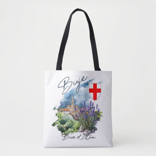 Buje Croatia Tote Bag (Voorkant)