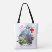 Buje Croatia Tote Bag (Achterkant)