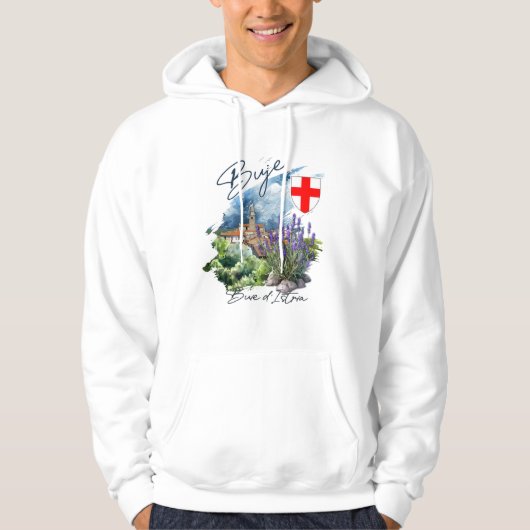 Buje Kroatië Hoodie (Voorkant)