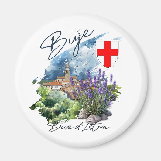Buje Kroatië Magneet (Voorkant)