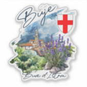 Buje Kroatië Sticker (Voorkant)