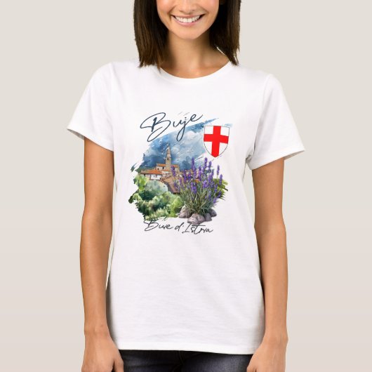 Buje Kroatië T-shirt (Voorkant)