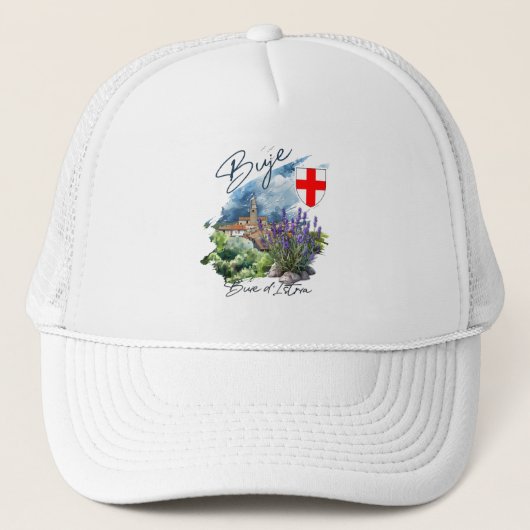 Buje Kroatië Trucker Pet (Voorkant)