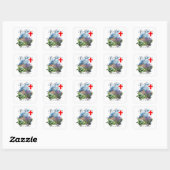 Buje Kroatië Vierkante Sticker (Vel)