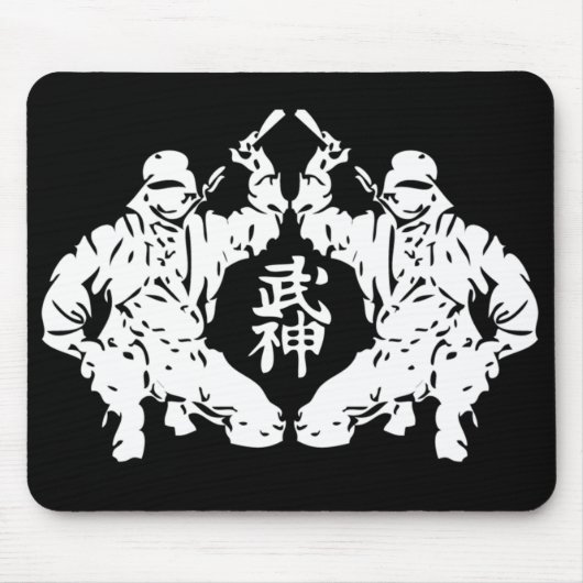 Bujinkan Ninjas Mousepad Muismat (Voorkant)