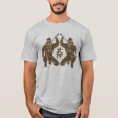 Bujinkan Ninjas Raglan T-Shirt (Voorkant)