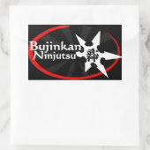 Bujinkan Ninjutsu Rechthoekige Sticker (Tas)