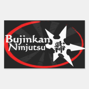 Bujinkan Ninjutsu Rechthoekige Sticker