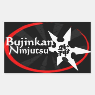 Bujinkan Ninjutsu Rechthoekige Sticker