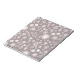 BuJo Patroon Papier Stoffige Roze Bloemen Notitieblok