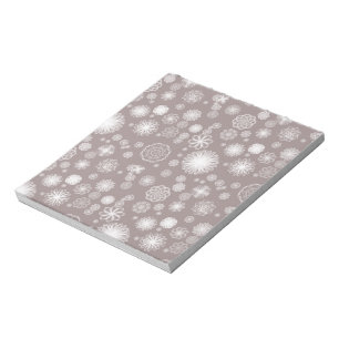 BuJo Patroon Papier Stoffige Roze Bloemen Notitieblok