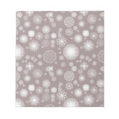 BuJo Patroon Papier Stoffige Roze Bloemen Notitieblok (Voorkant)