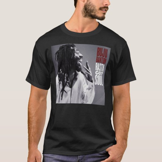 Buju Banton Rasta Got Soul  T-shirt (Voorkant)