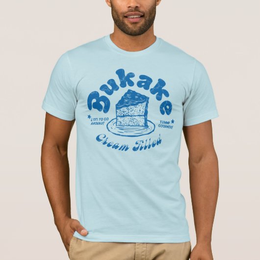 Bukakeblue T-shirt (Voorkant)