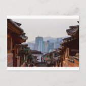 Bukchon Hanok Village Contrast Briefkaart (Voorkant)