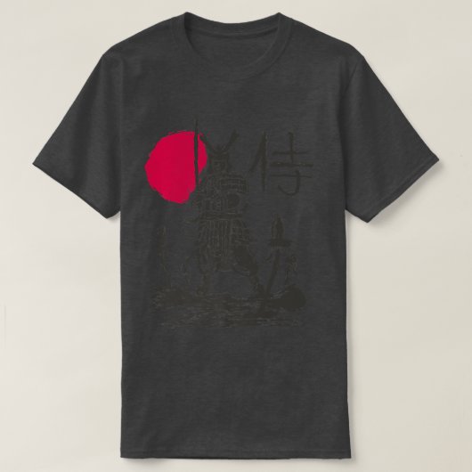Buke Samurai Warrior Sengoku Jidai Katana Fighter T-shirt (Design voorkant)