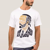 Bukele caligrama t-shirt (Voorkant)