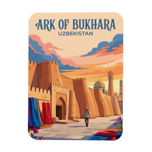 Bukhara Ark Fort Oezbekistan Magneet (Verticaal)
