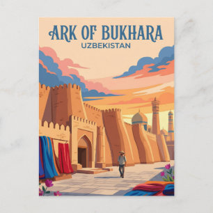 Bukhara Ark Fort Uzbekistan Briefkaart