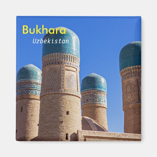 Bukhara, Oezbekistan - Chor Minor Madrassah Magneet (Voorkant)