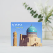 Bukhara, Oezbekistan -  Kalyan-moskee Briefkaart (Staand voorkant)