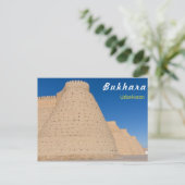 Bukhara, Oezbekistan -  Muur van de Ark-vesting Briefkaart (Staand voorkant)