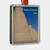 Bukhara, Oezbekistan - Muur van het Arkfort Metalen Ornament (Rechts)