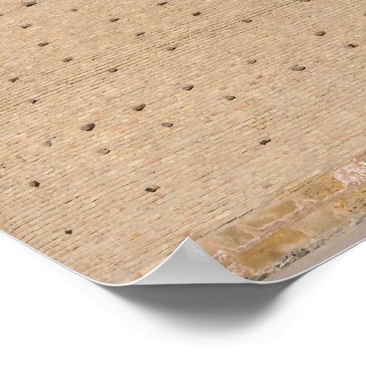 Bukhara, Oezbekistan - Muur van het Arkfort Poster (Hoek)