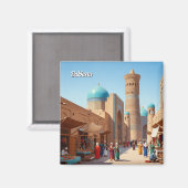 Bukhara Oezbekistan Reizen Magneet (Voorkant / Achterkant)
