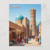Bukhara Uzbekistan Travel Briefkaart (Voorkant)