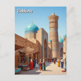 Bukhara Uzbekistan Travel Briefkaart