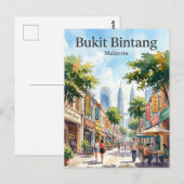 Bukit Bintang Maleisië Briefkaart (Voorkant / Achterkant)