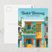 Bukit Bintang Maleisië Briefkaart (Voorkant / Achterkant)
