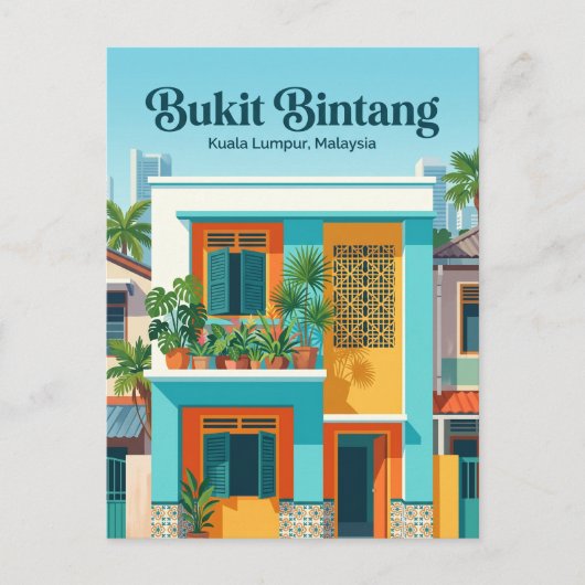 Bukit Bintang Maleisië Briefkaart (Voorkant)