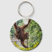 Bukit Lawang Sumatra Orangutan Jungle Keychain (Achterkant)