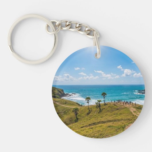 Bukit Merese Lombok Kustzicht Sleutelhanger (Voorkant)