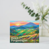 Bukit Pergasingan Indonesië Briefkaart (Staand voorkant)