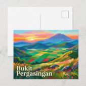Bukit Pergasingan Indonesië Briefkaart (Voorkant / Achterkant)