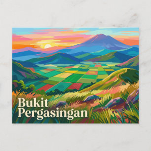 Bukit Pergasingan Indonesië Briefkaart