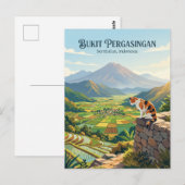 Bukit Pergasingan Indonesië Briefkaart (Voorkant / Achterkant)