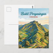 Bukit Pergasingan Indonesië Briefkaart (Voorkant / Achterkant)